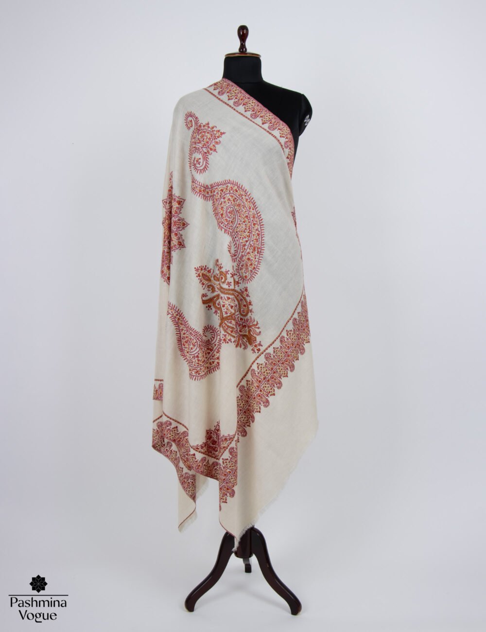 embroidered kashmiri shawl