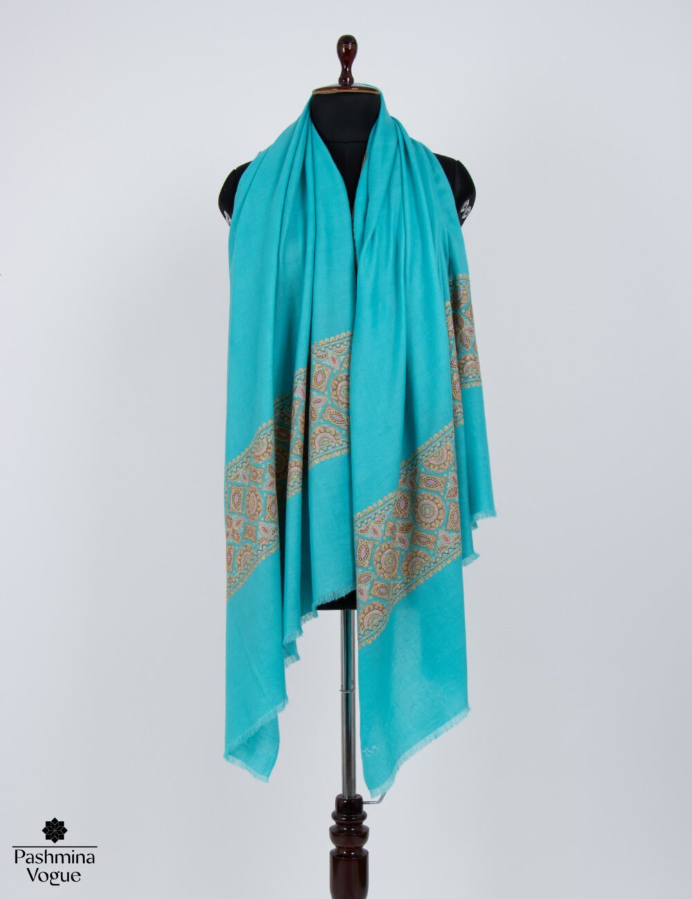 Ball Blue Pashmina Shawl