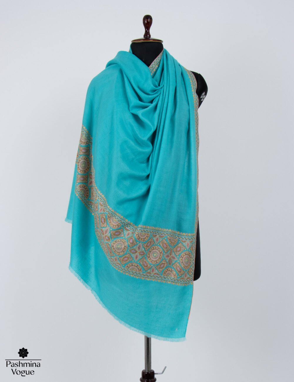 Ball Blue Pashmina Shawl