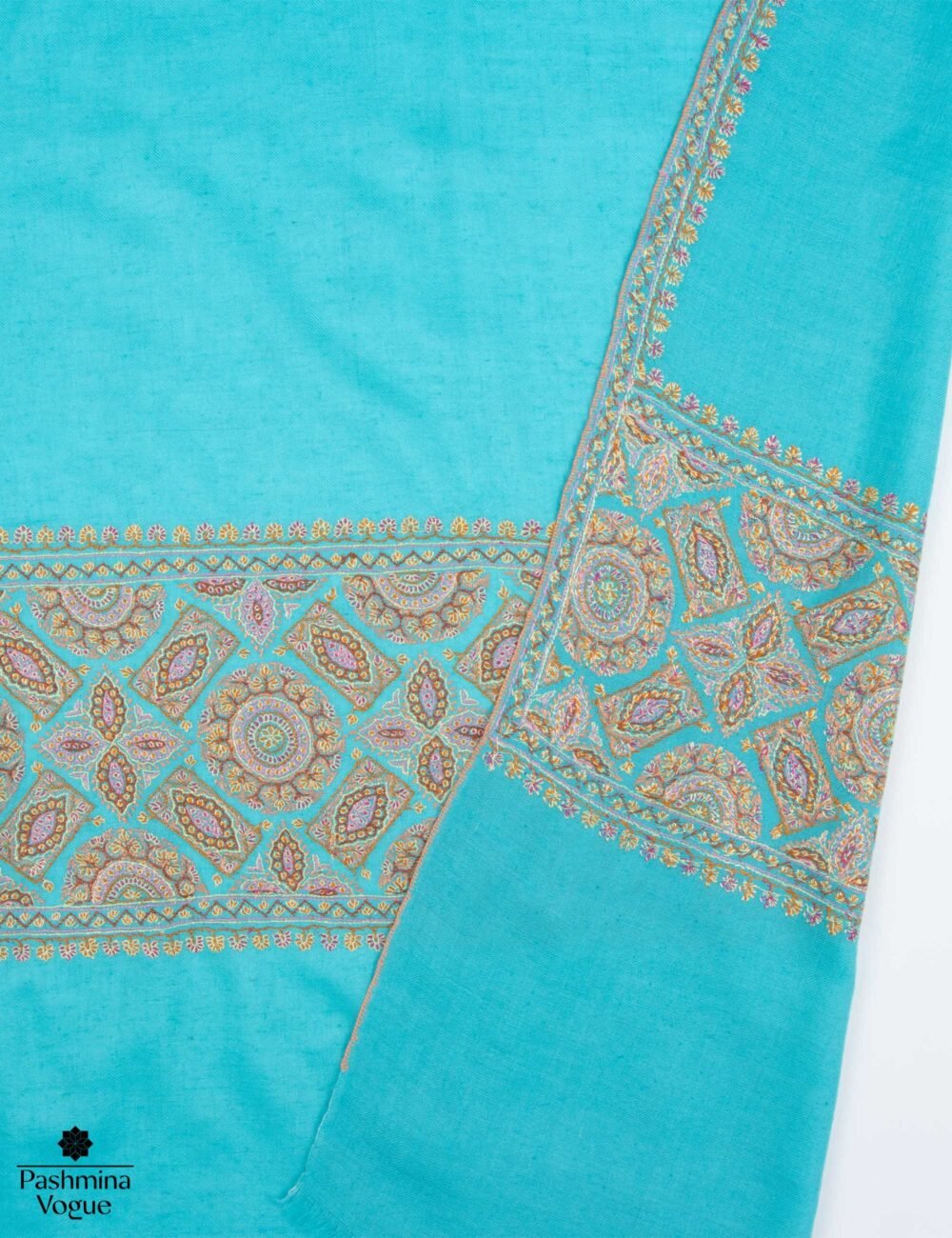 Ball Blue Pashmina Shawl