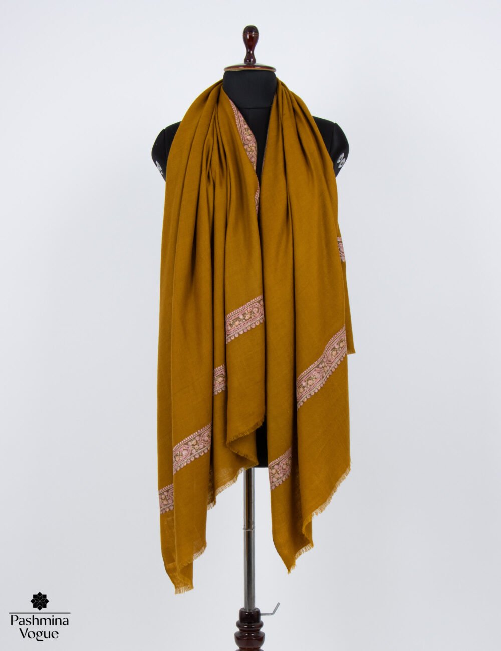 Mustard GI Palla Pashmina Shawl