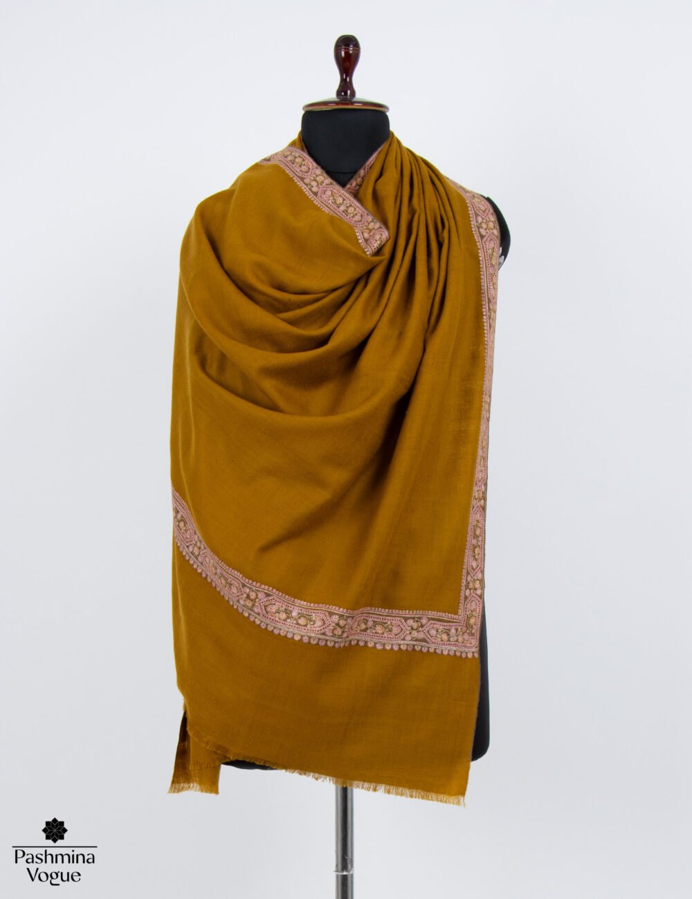 Mustard GI Palla Pashmina Shawl