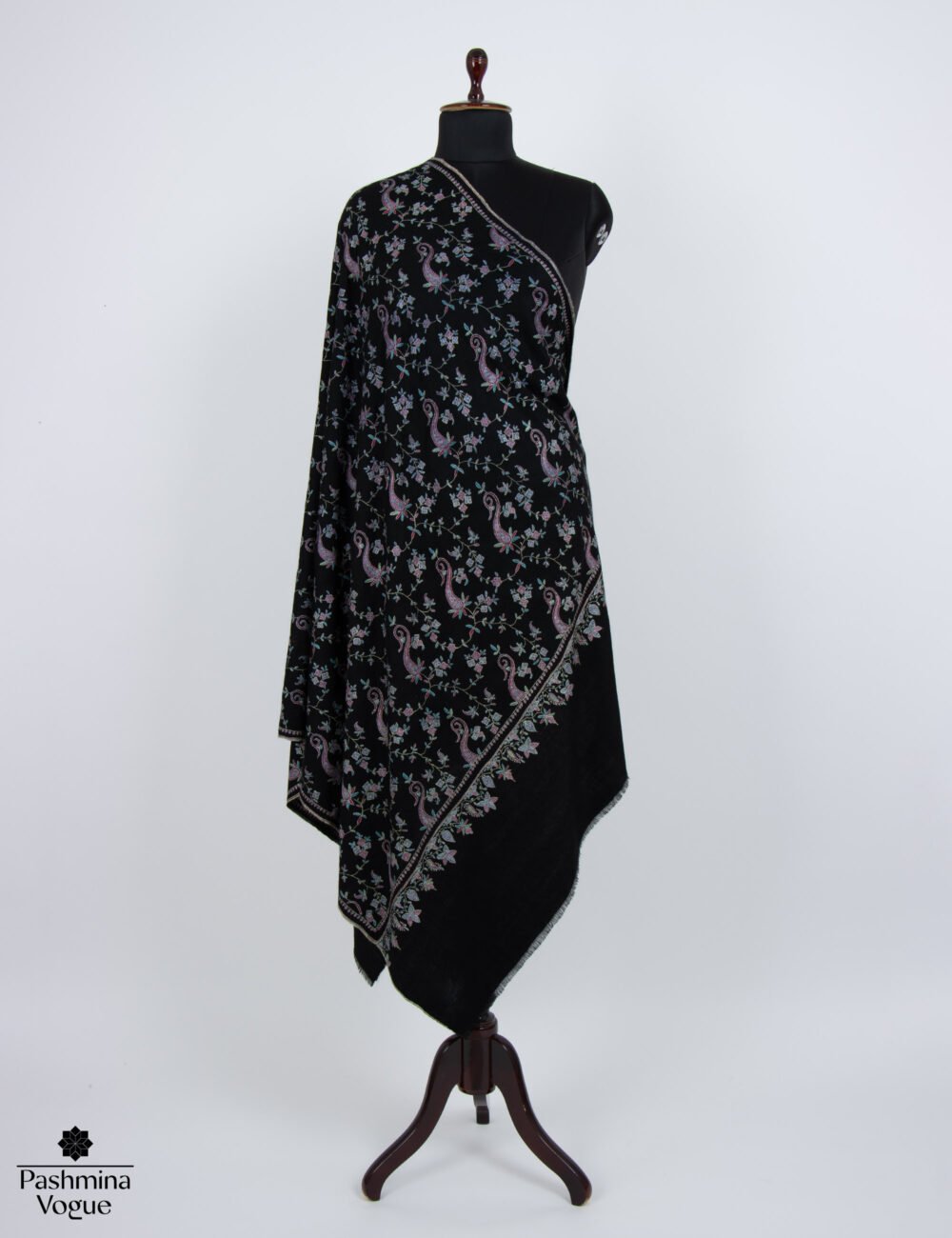 black shawl wrap