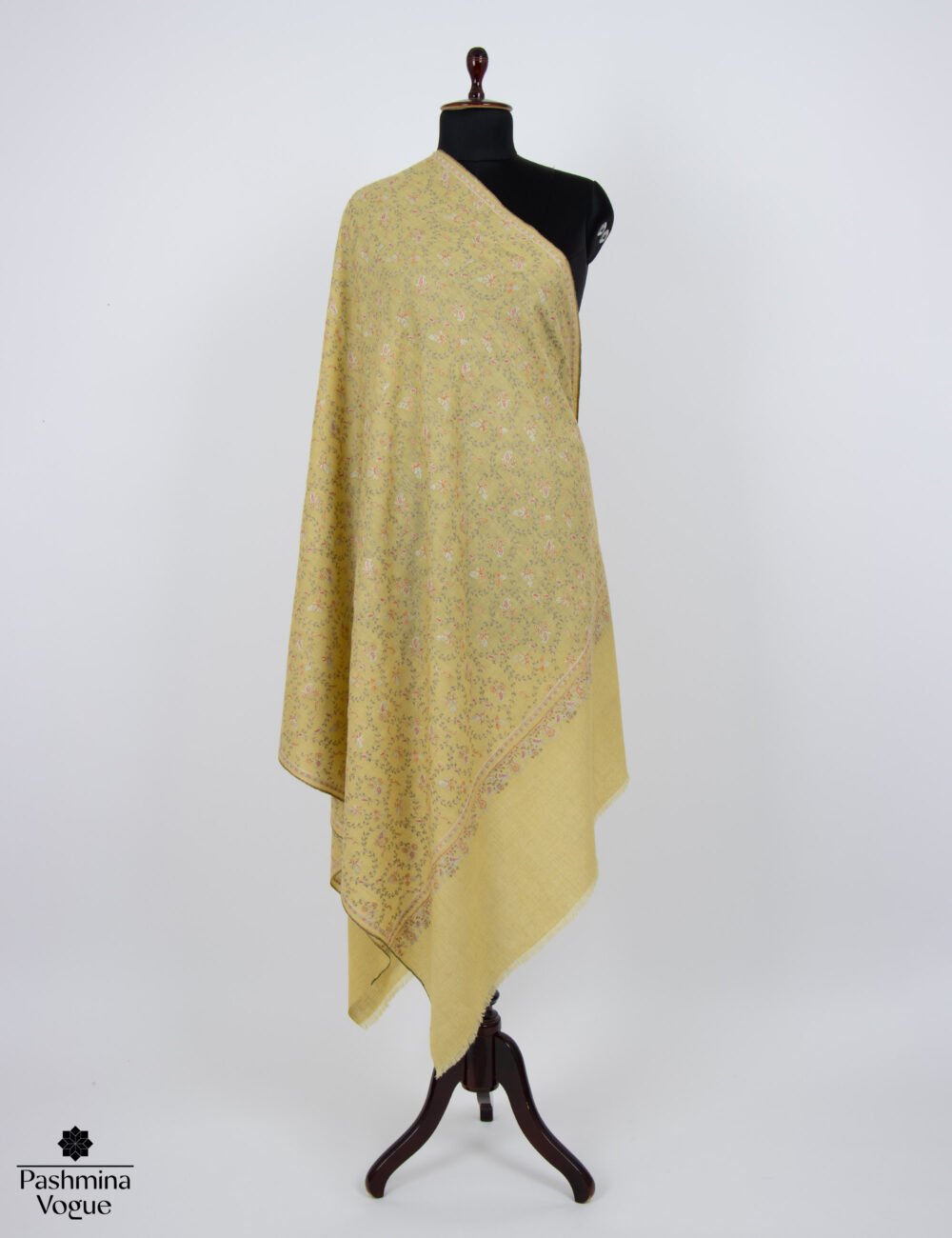 yellow cashmere scarf