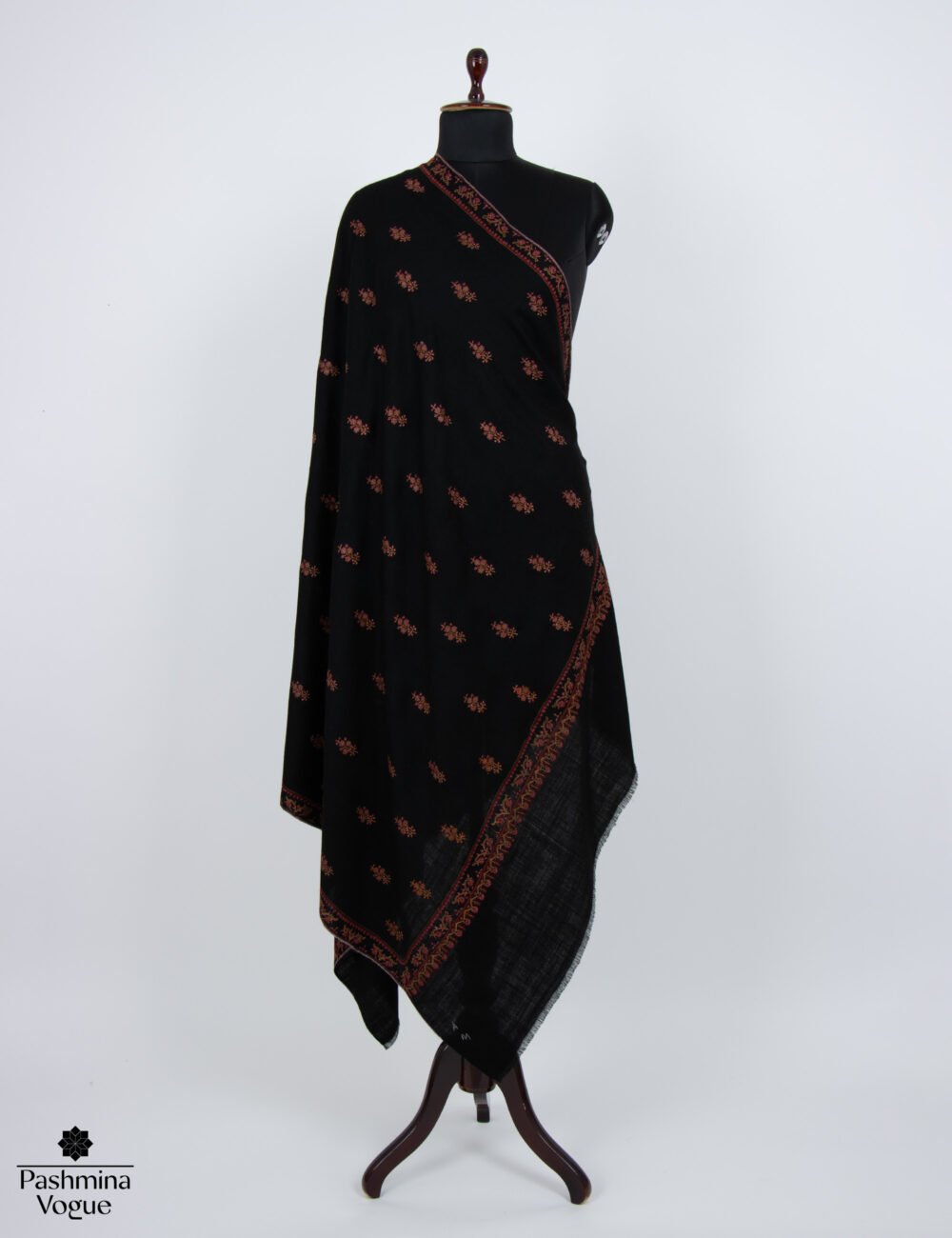 black wrap shawl