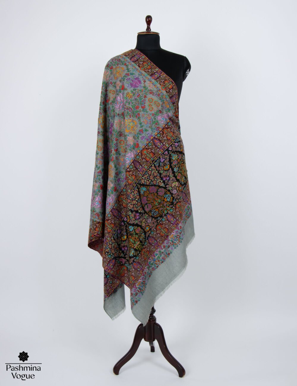 pashmina kani jamawar shawl