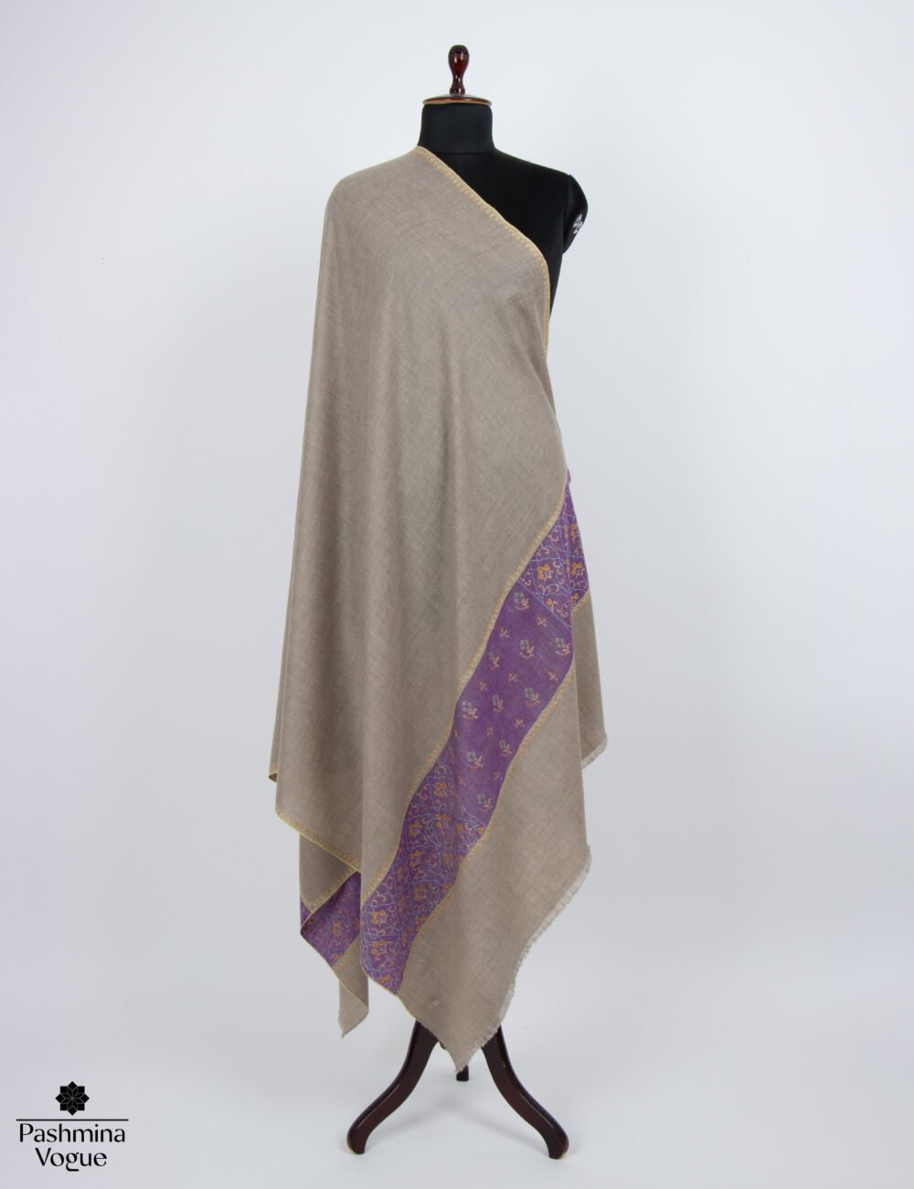 purple pashmina scarf