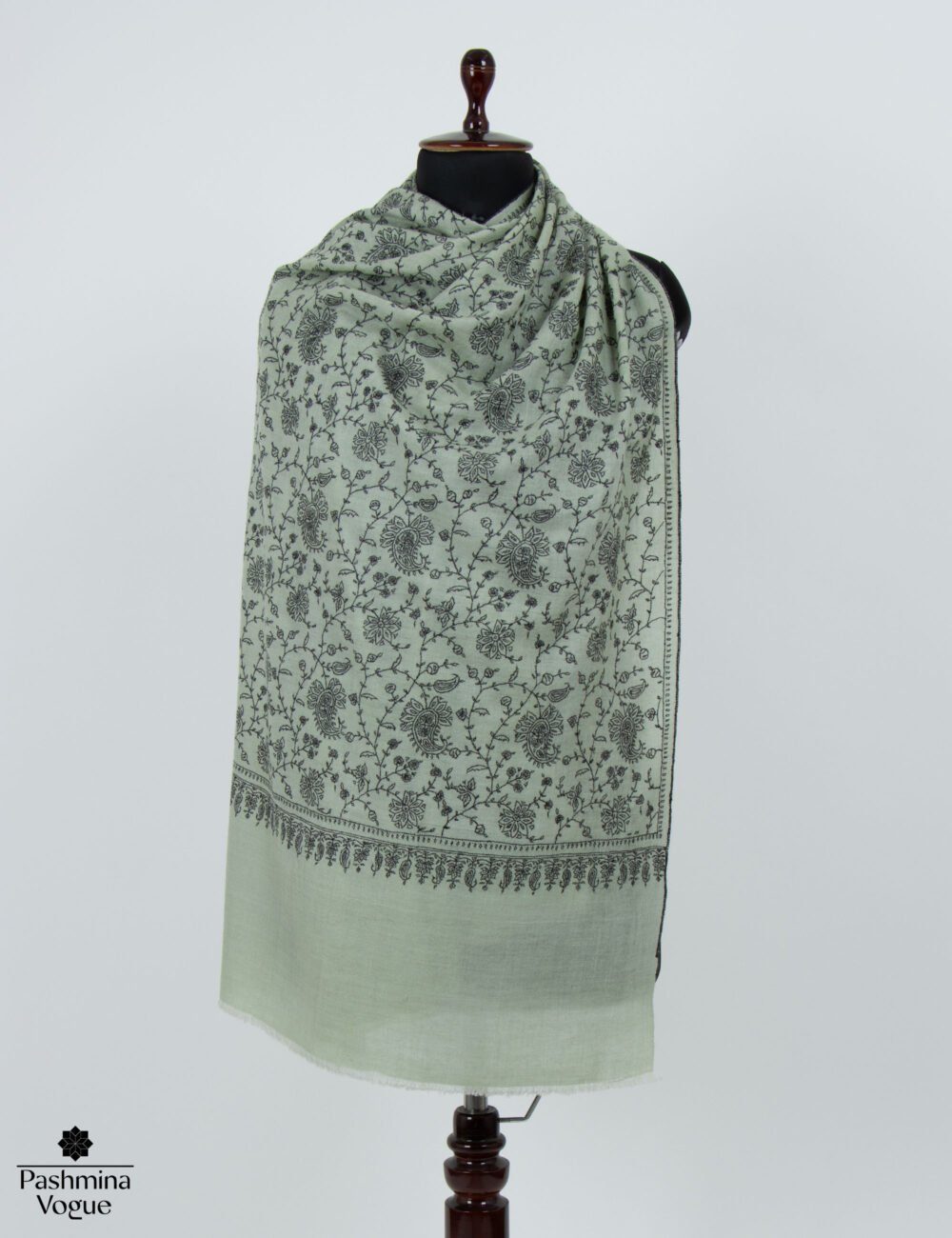 Light Green Pashmina Wrap