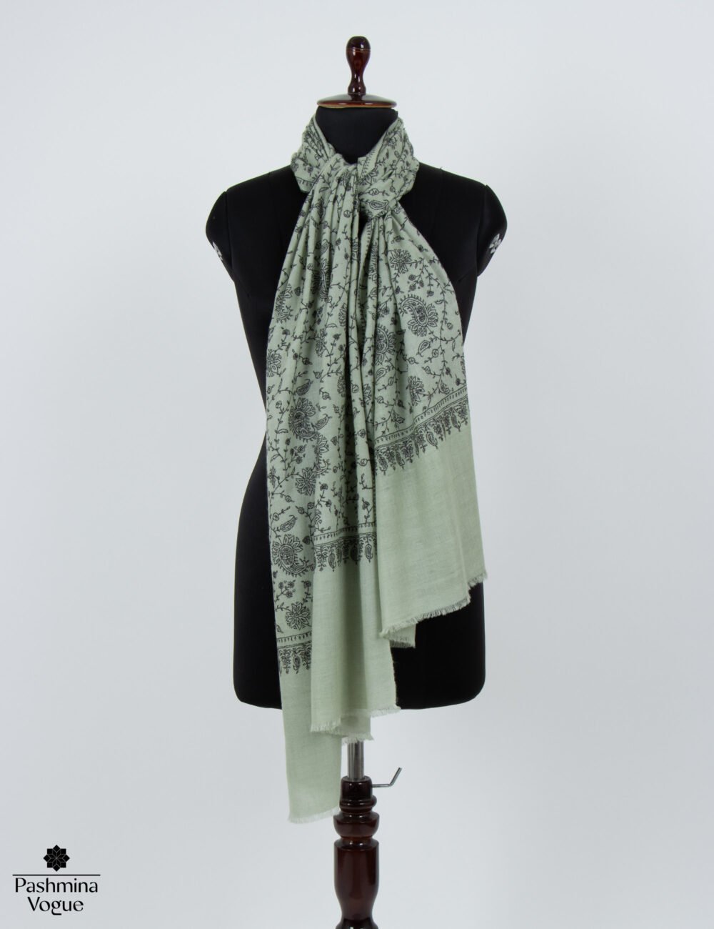 Light Green Pashmina Wrap