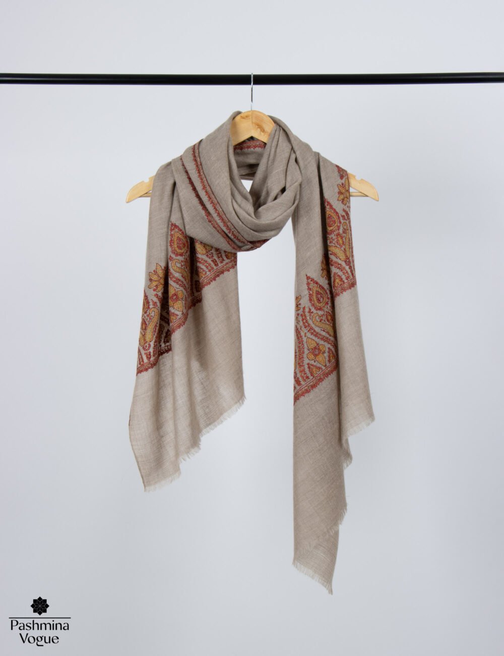 Beige (Natural) Pashmina Wrap