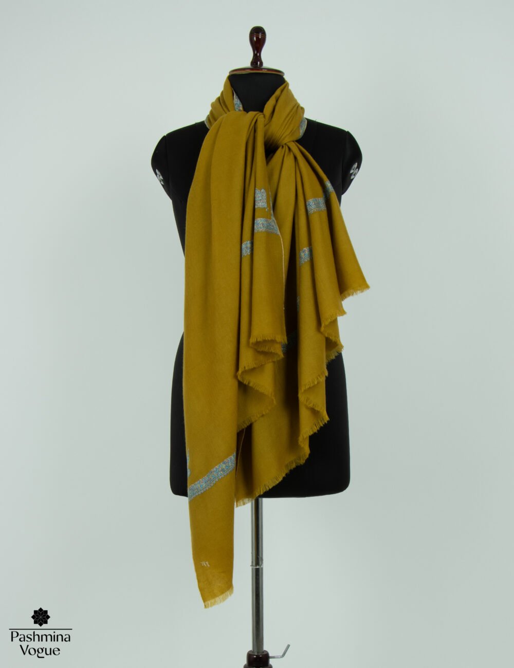 Spicy Mustard Pashmina Shawl