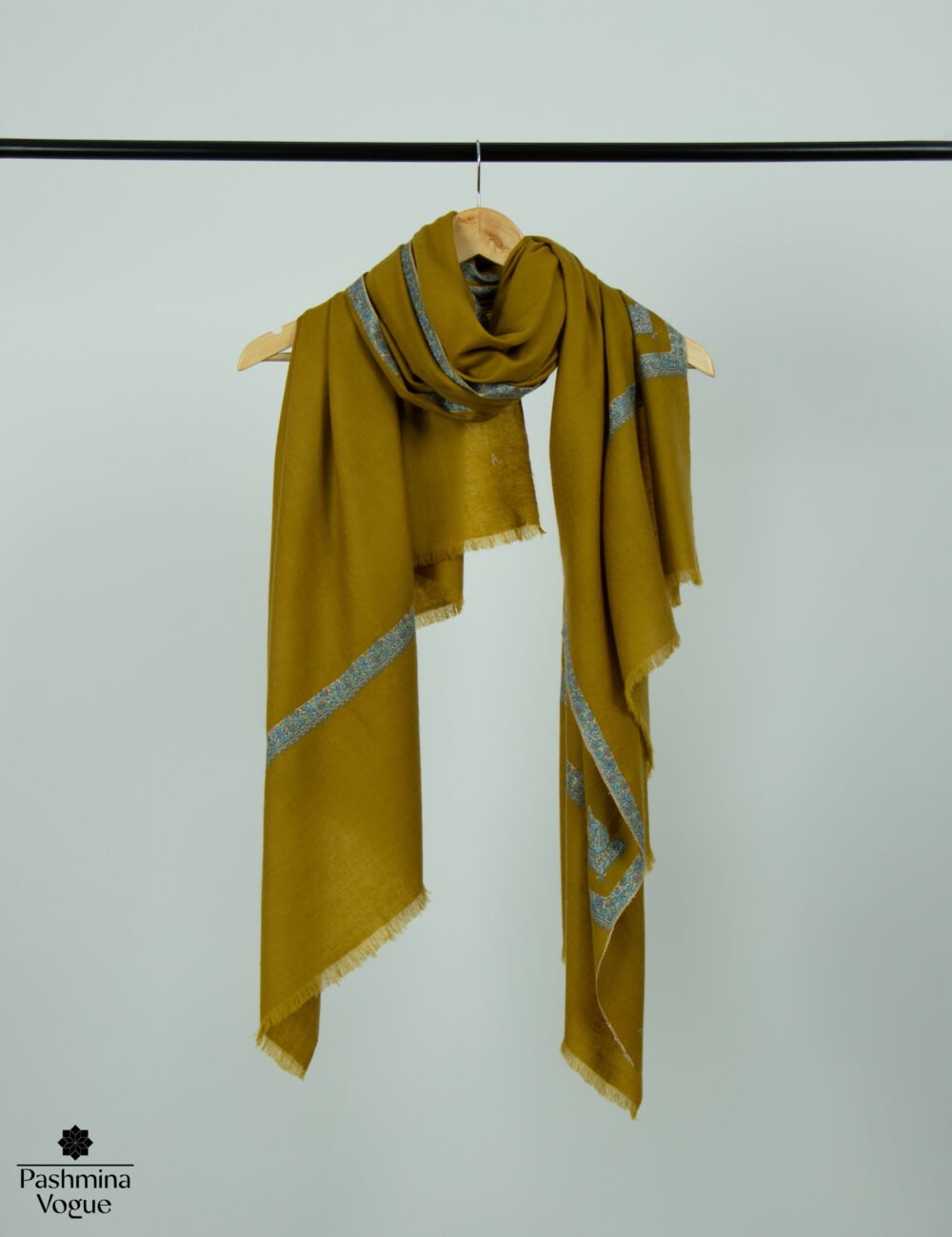 Spicy Mustard Pashmina Shawl