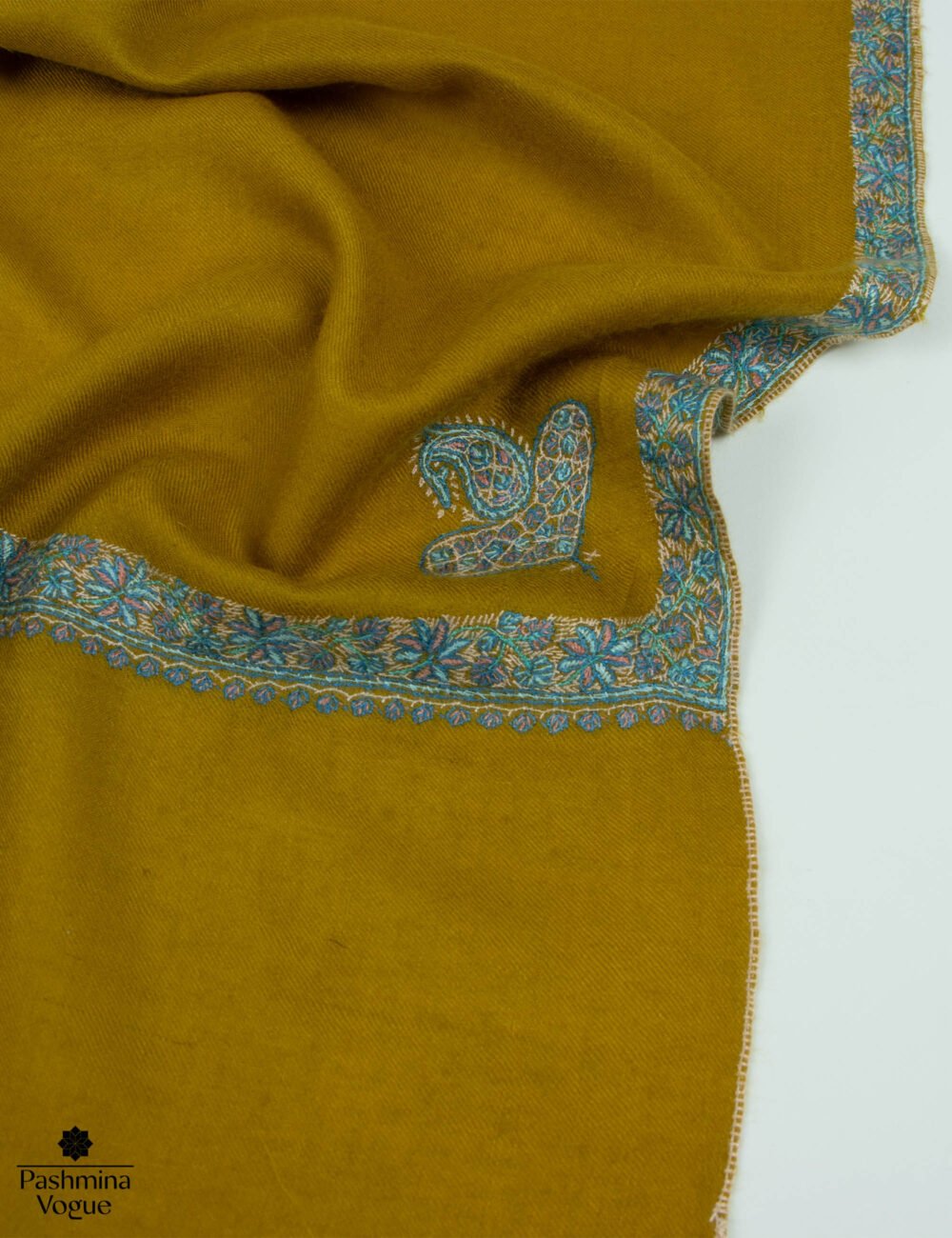 Spicy Mustard Pashmina Shawl