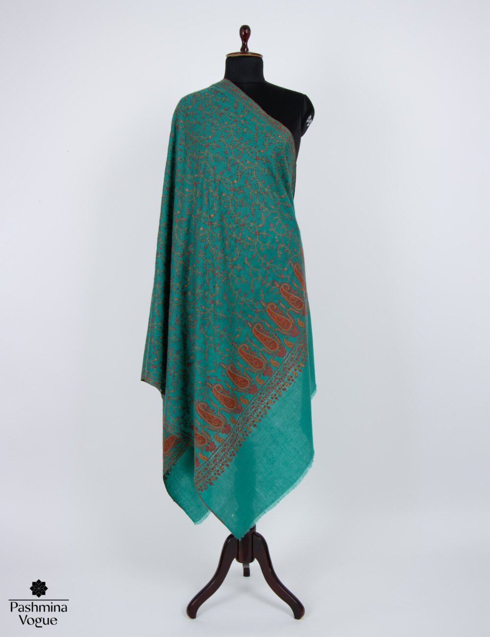 emerald green pashmina