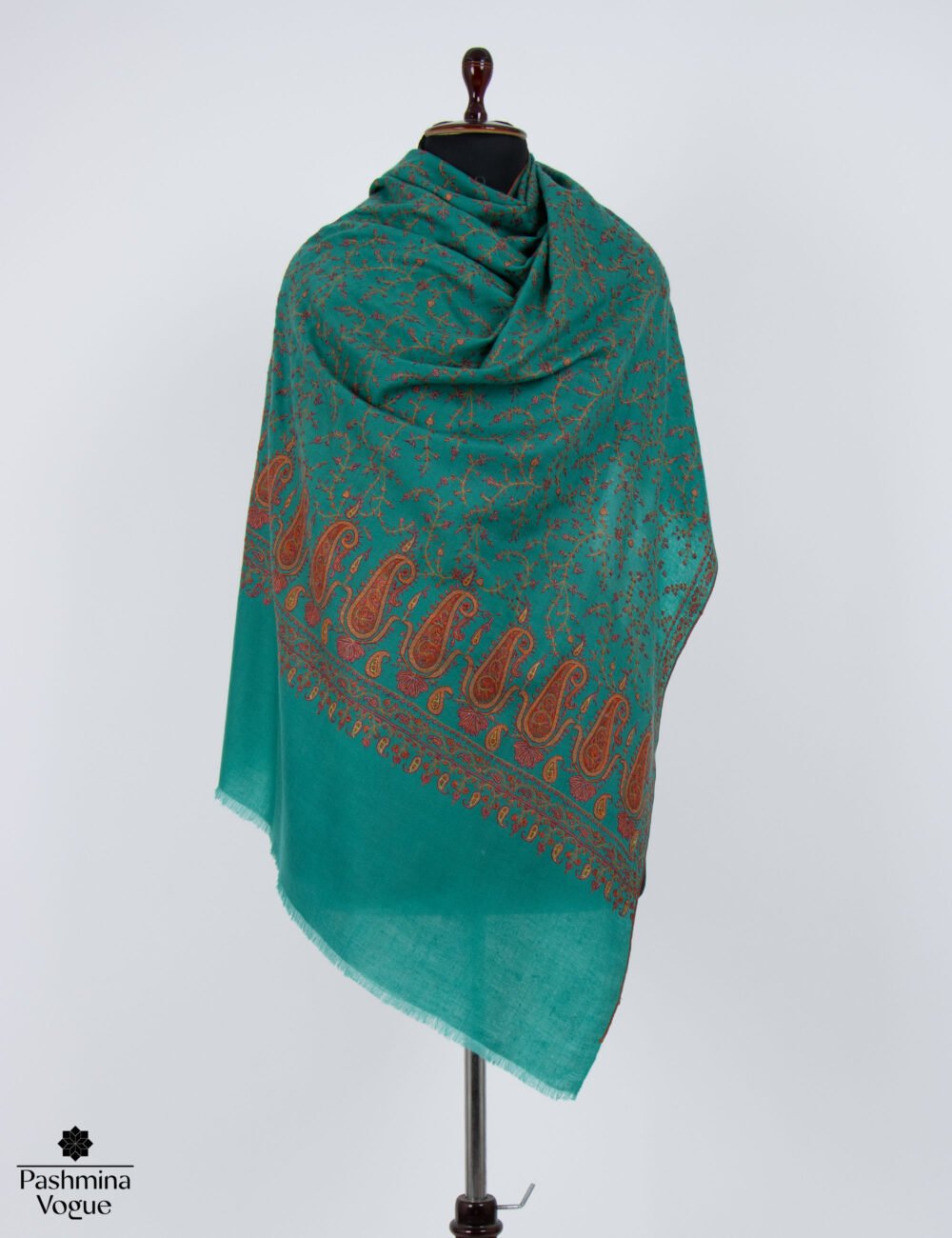 Forest Bloom Pashmina Shawl