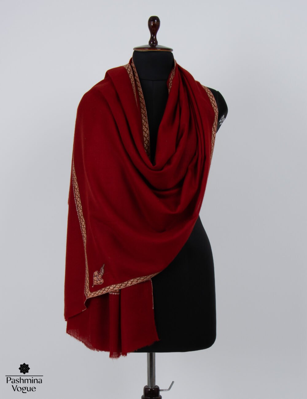 Crimson Wine Pashmina Wrap