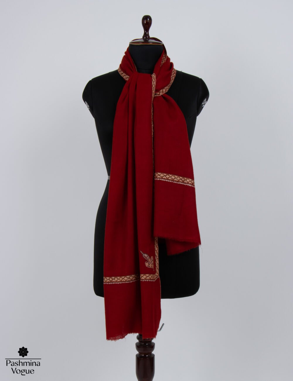 Crimson Wine Pashmina Wrap