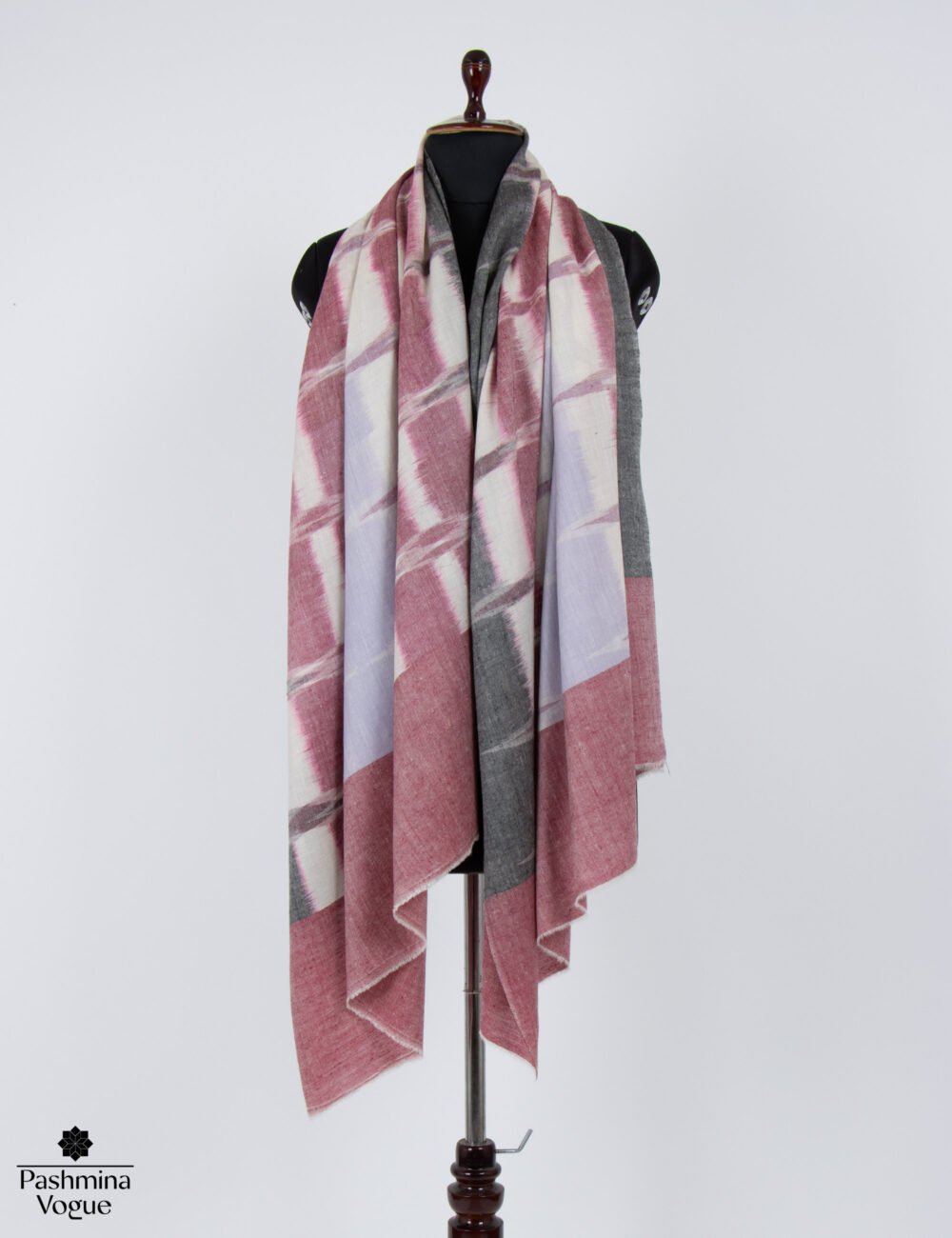 Multicolor Ikat Pashmina Shawl