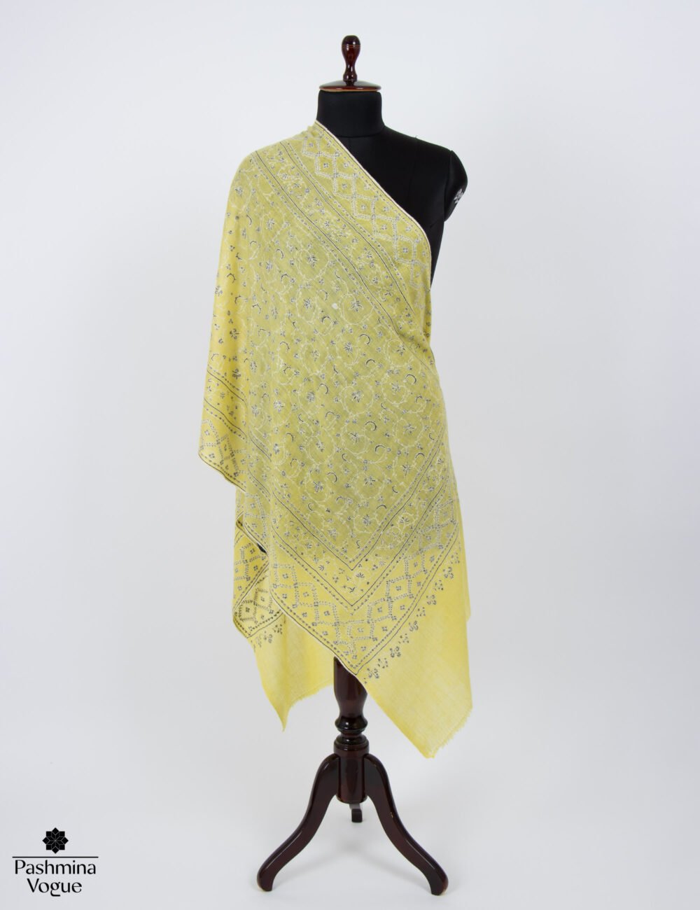 Saffron Elegance Pashmina Wrap