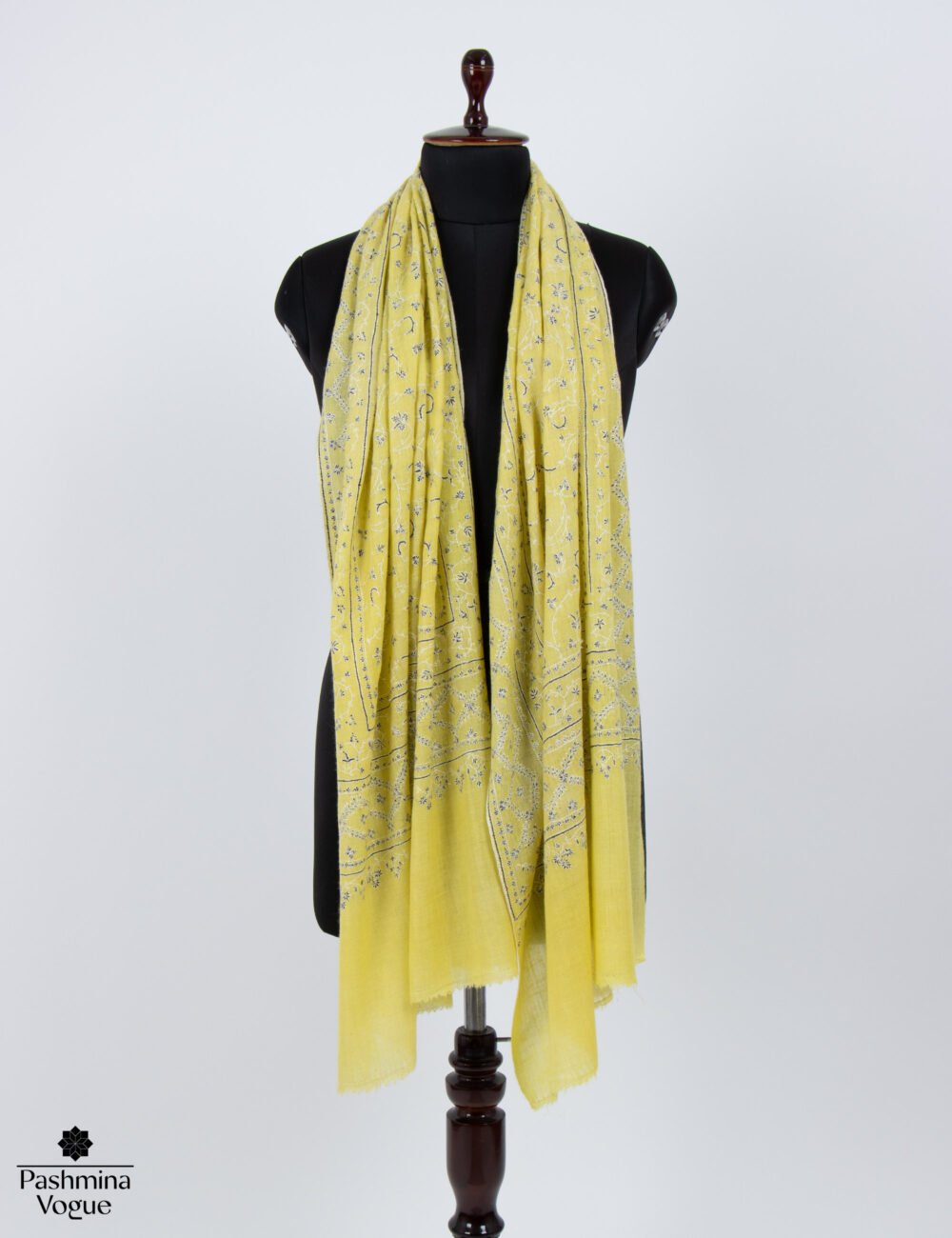 Saffron Elegance Pashmina Wrap