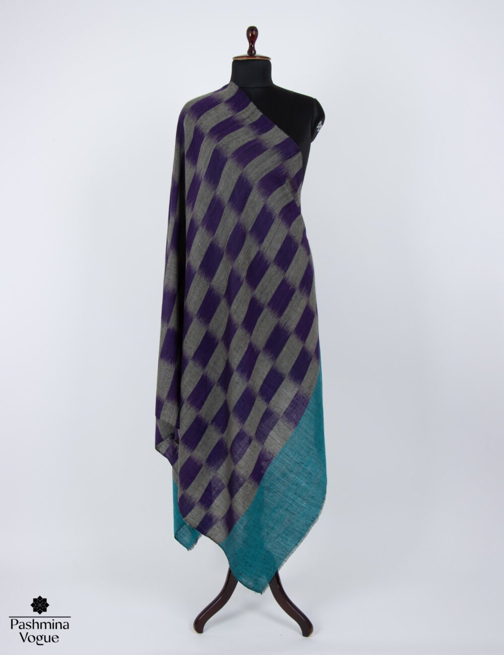 Woven Grace Ikat Pashmina Shawl