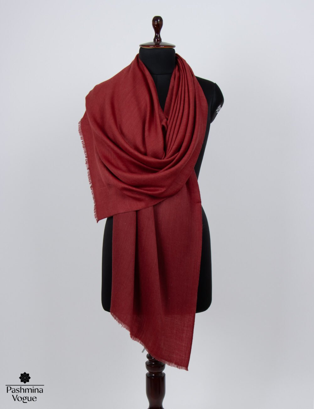Two Tone Merino Wool Stole - Reversible Soft Winter Wrap