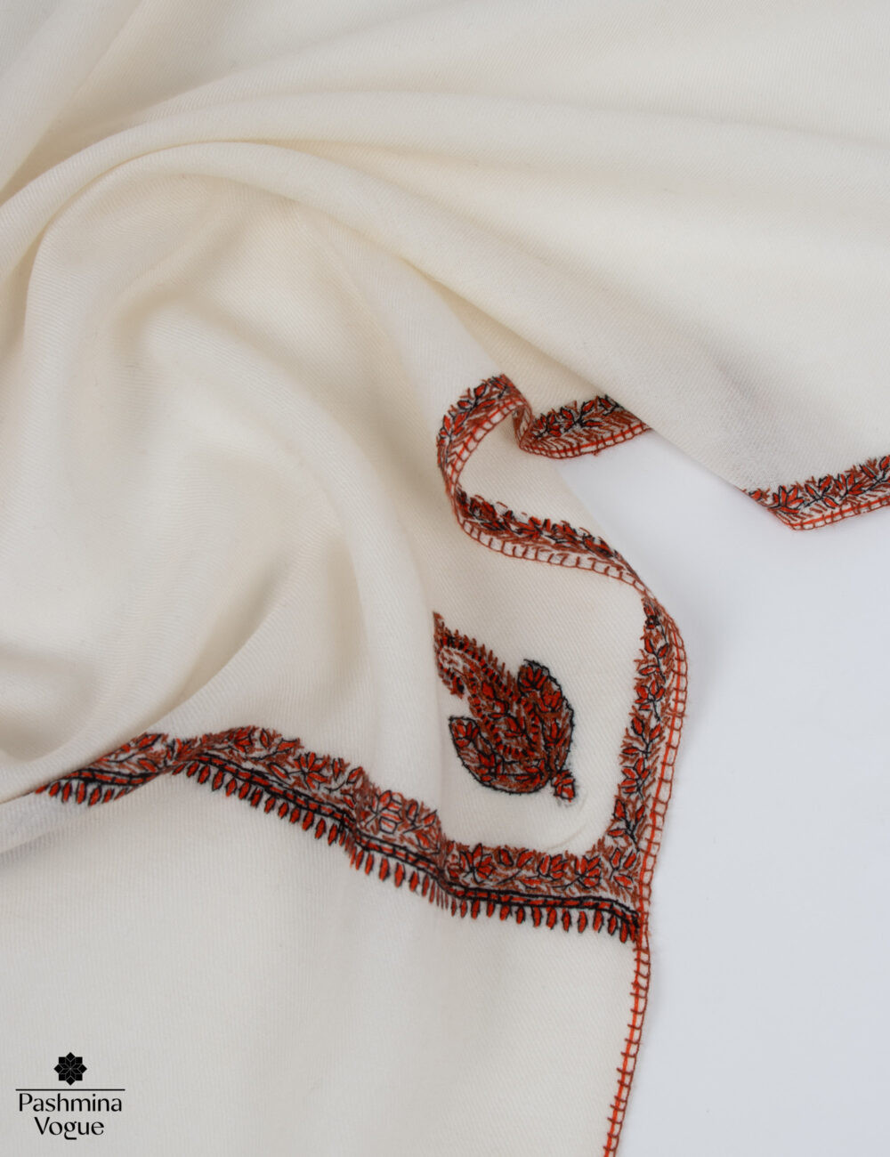 White Cashmere Scarf - Pure Lightweight Luxury Wrap