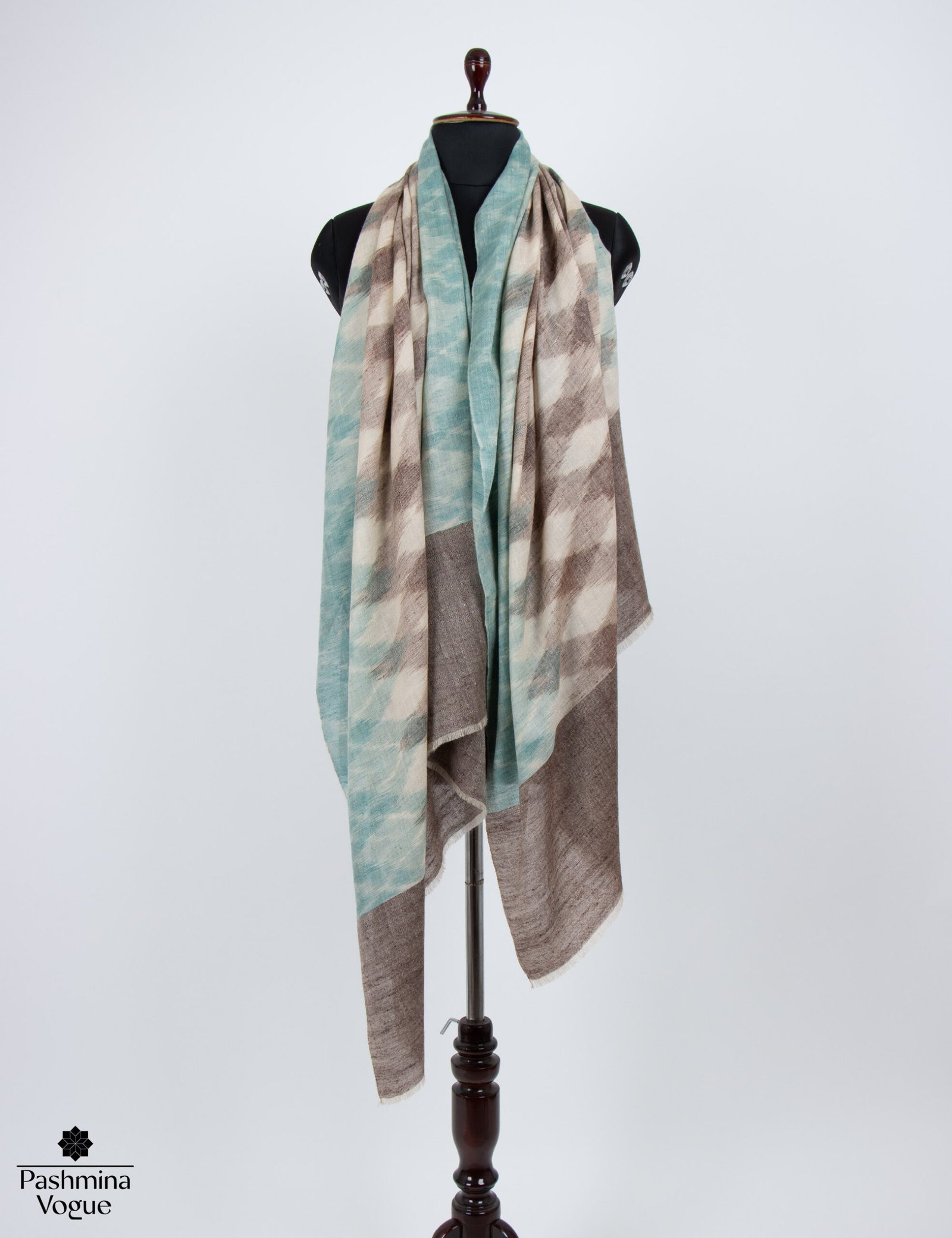 Ikat Pashmina Shawl - Luxurious Handwoven Pure Wrap