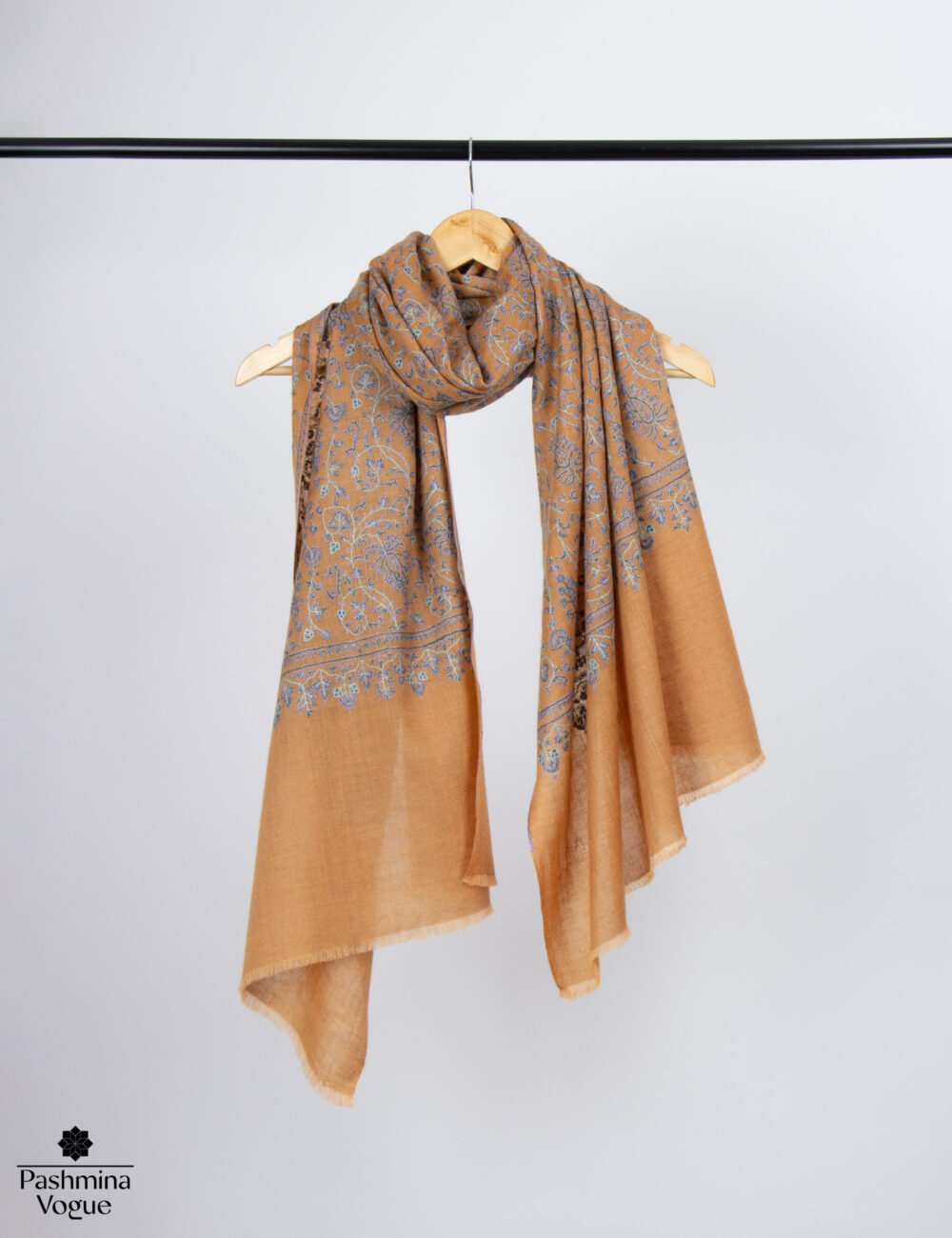 Pure Pashmina Paisley Shawl - Luxury Handwoven Wrap for Mom