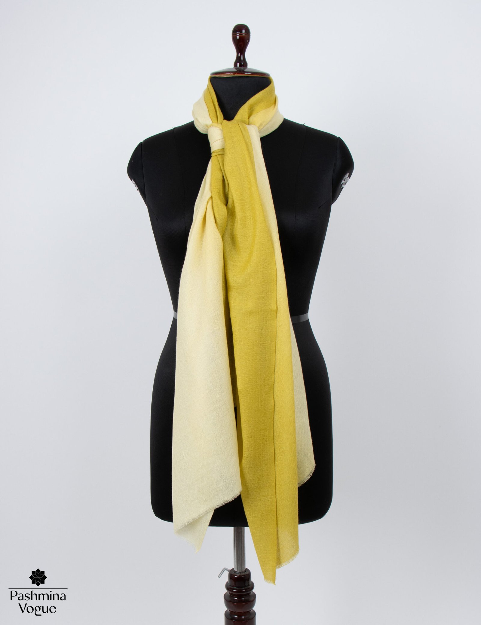 Yellow Ombre Merino Wool Scarf – Hand Dyed Wool Wrap