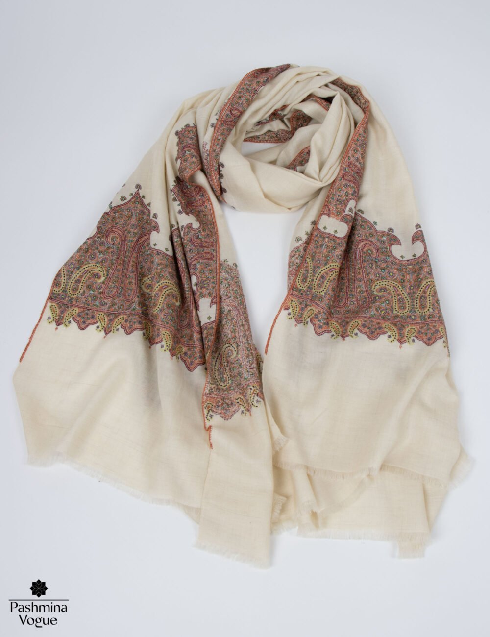 Natural Pashmina Shawl Handmade Gift for Mom & Women