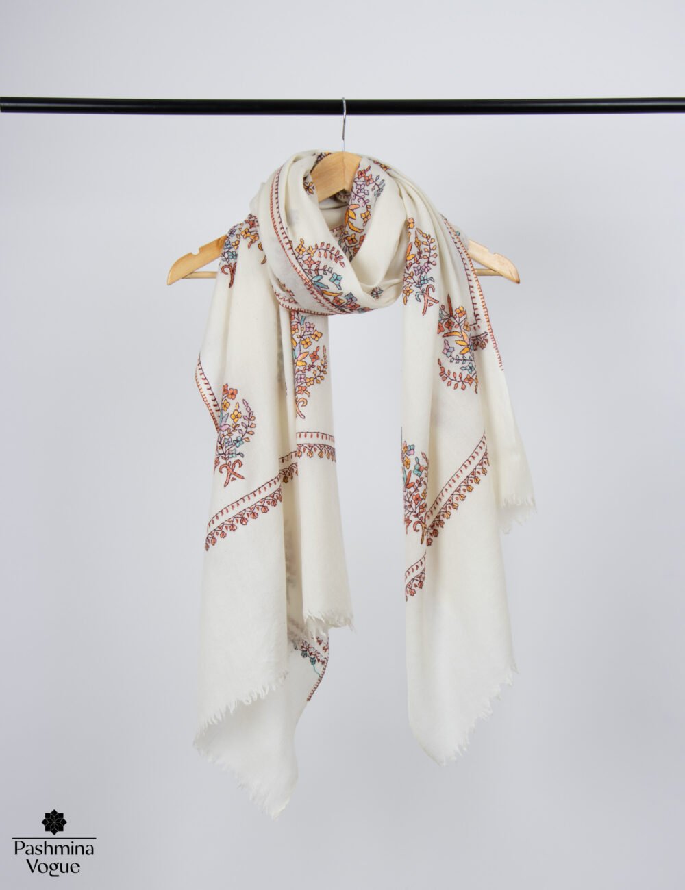 Dreamy Winter White Merino Wrap