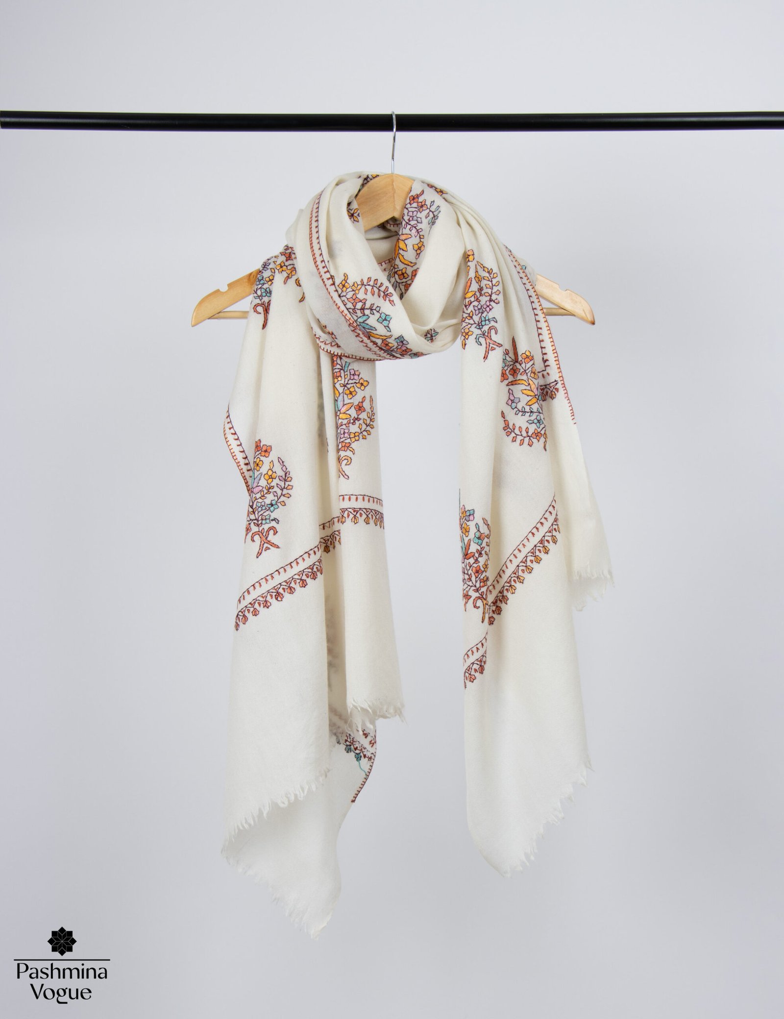 Dreamy Winter White Merino Wrap