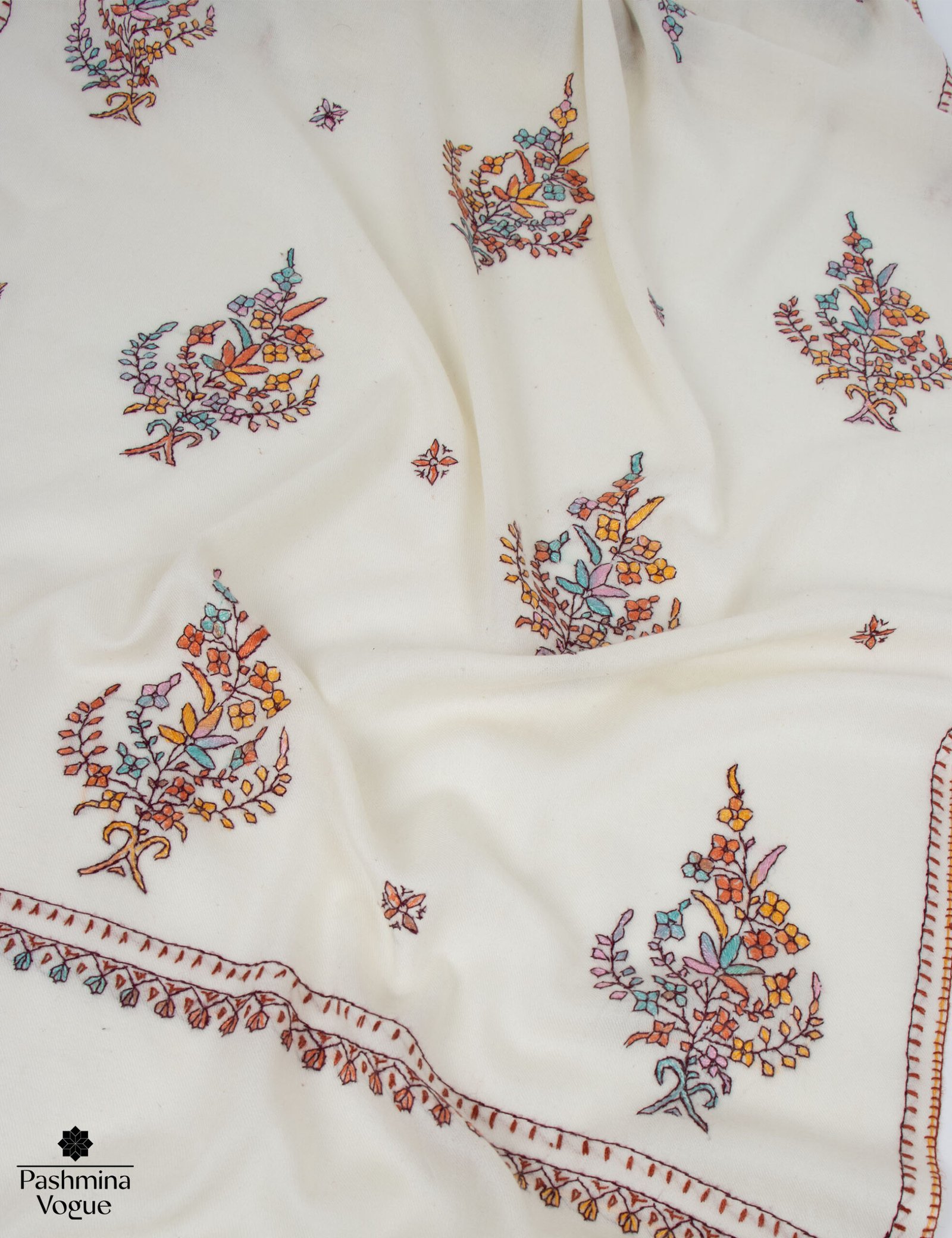 Dreamy Winter White Merino Wrap