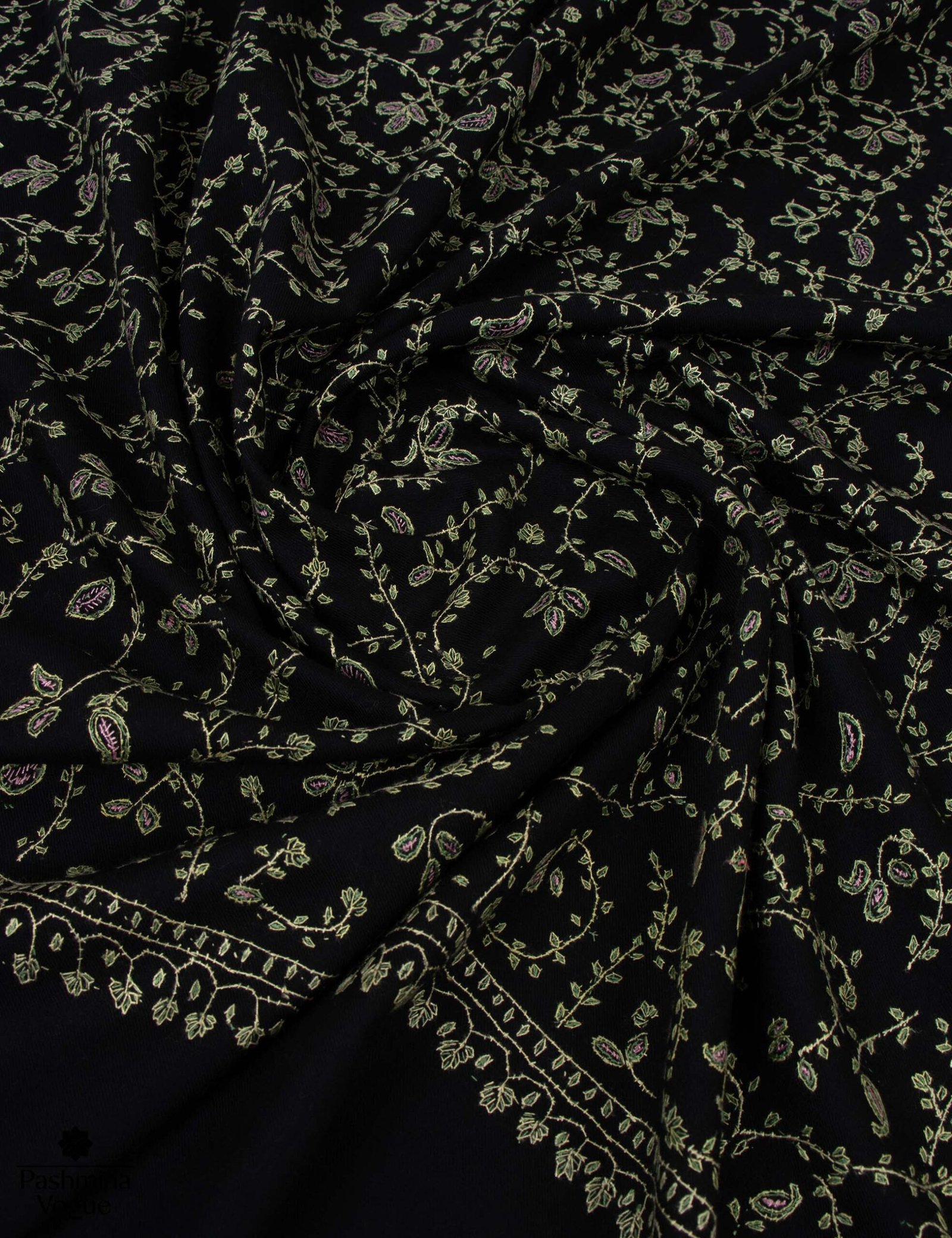 Black Cashmere Scarf Soft Luxury Wool Wrap Unisex Winter Shawl