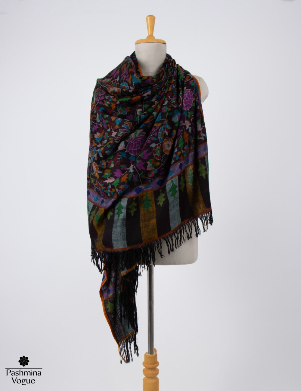 Pure Pashmina Jamavar Kani Pashmina Shawl