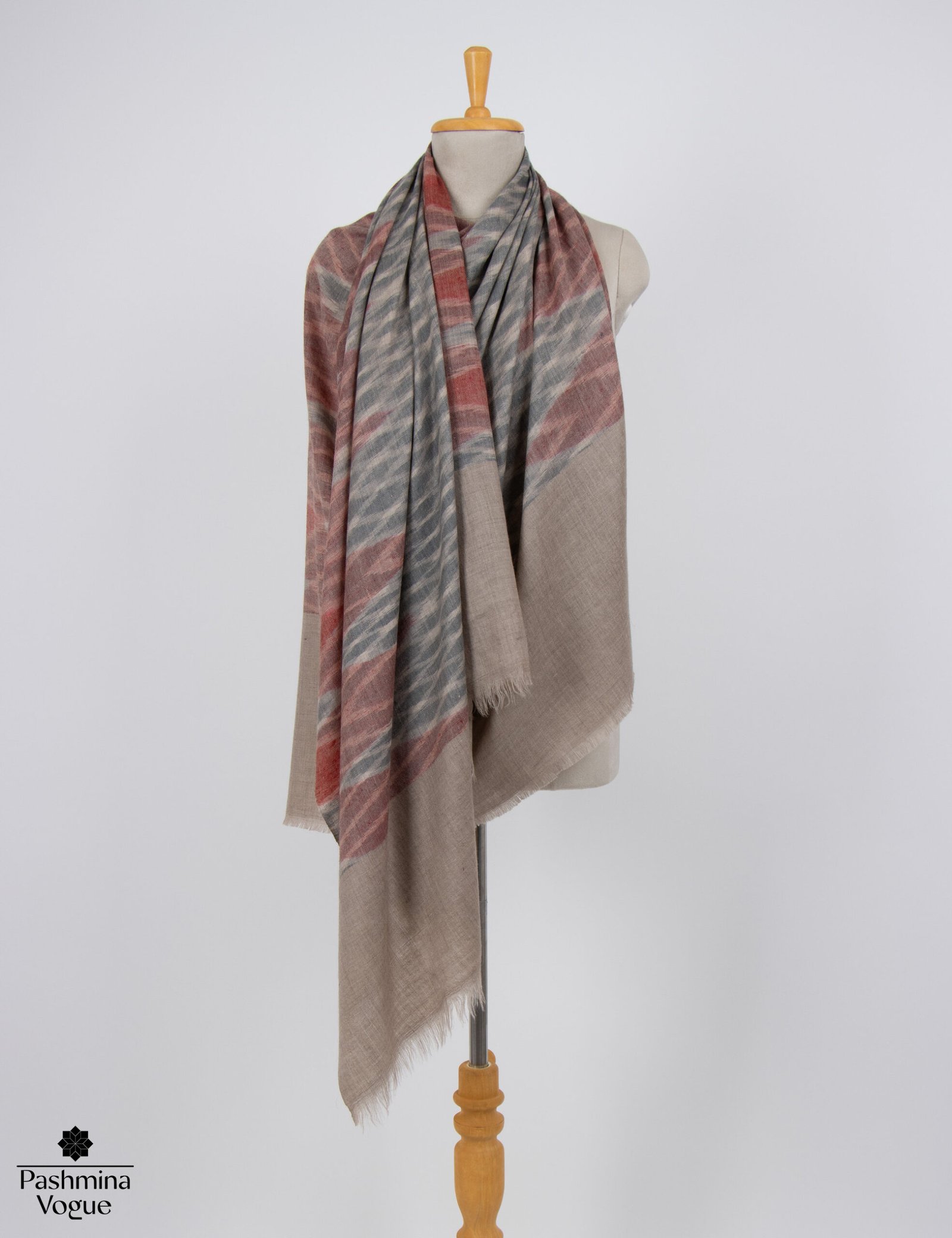 Women's Ikat Pashmina Scarf Sustainable Luxury Pashmina Vogue