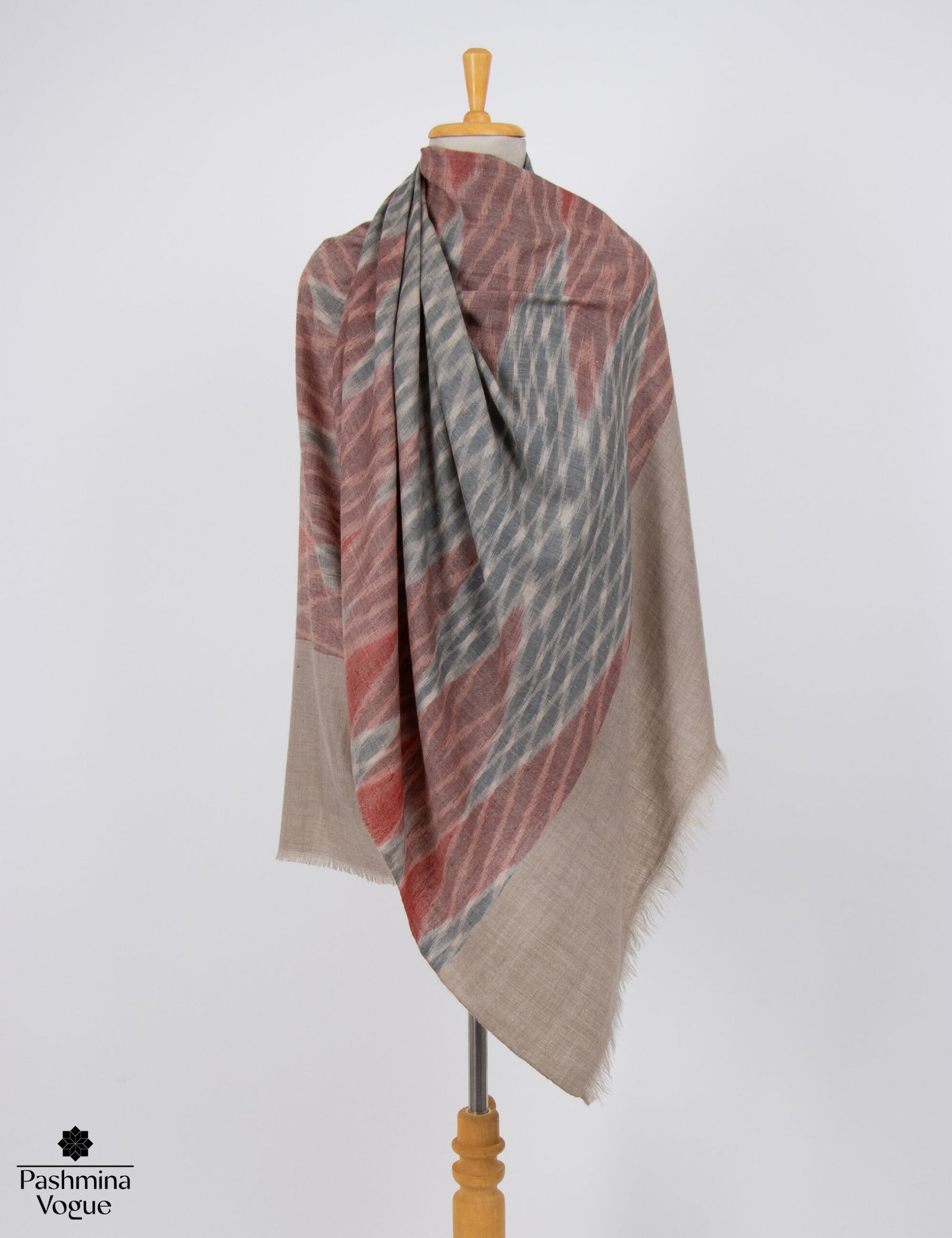 Women's Ikat Pashmina Scarf Sustainable Luxury Pashmina Vogue