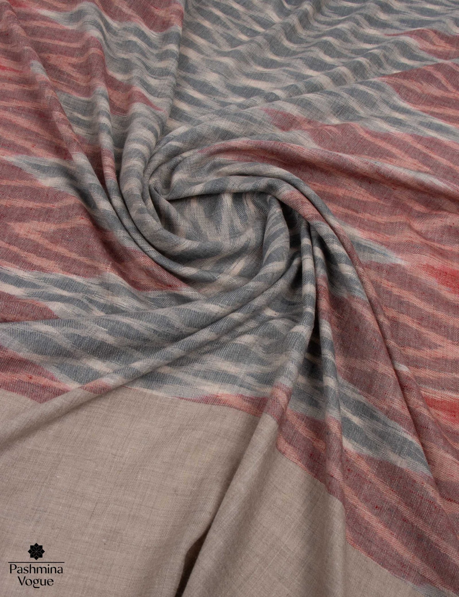 Women's Ikat Pashmina Scarf Sustainable Luxury Pashmina Vogue