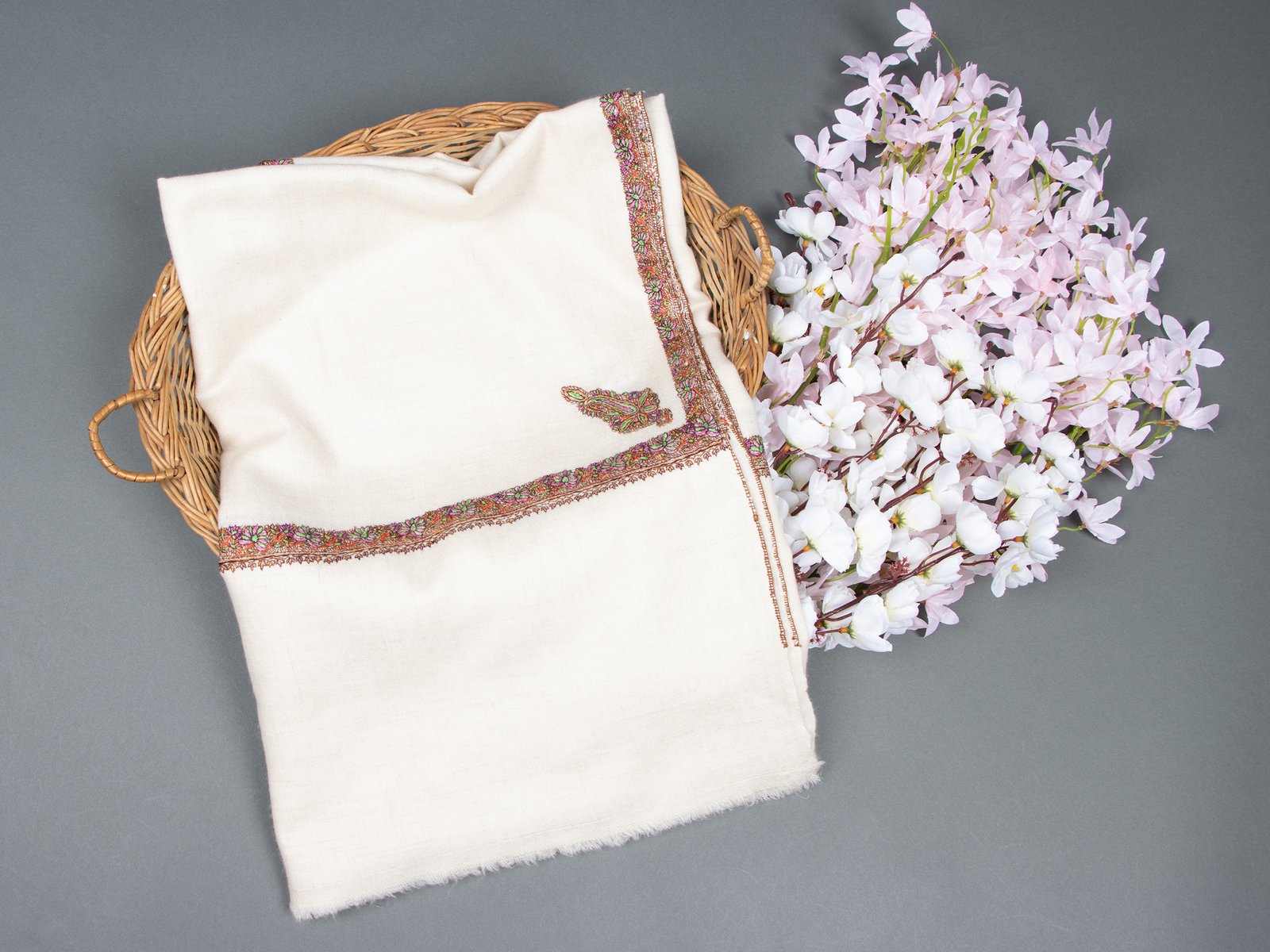 GI Pashmina Embroidered Shawl